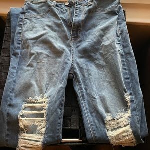 Medium wash jeans